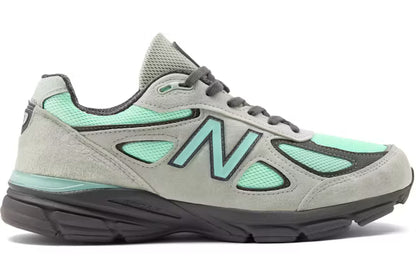 New Balance 990v4 MiUSA Silver Moss Bright Mint