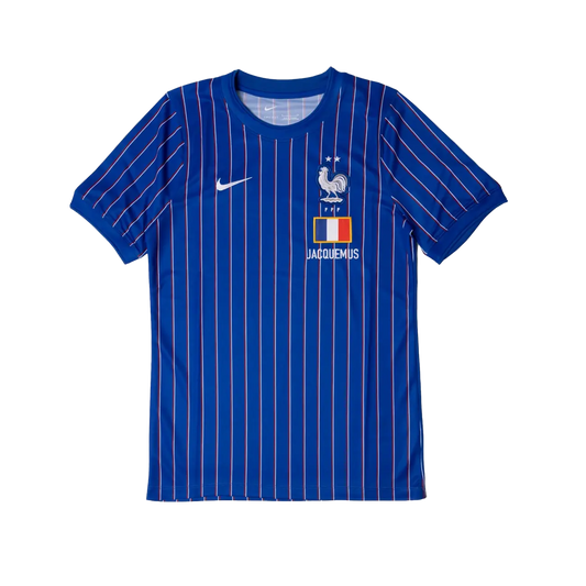 Nike x Jacquemus x France Pre Match Jersey Blue Stripe
