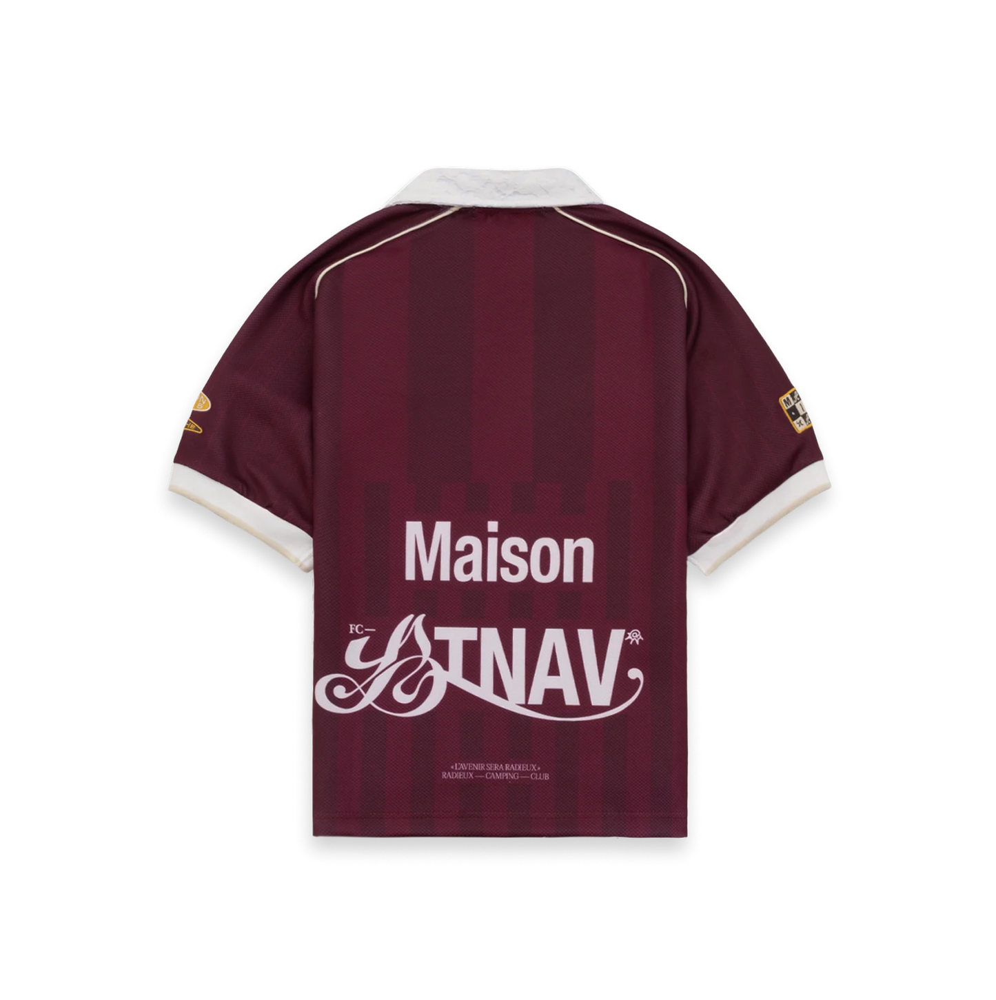 Maison ATNV - Maillot R.C.C cerise noire