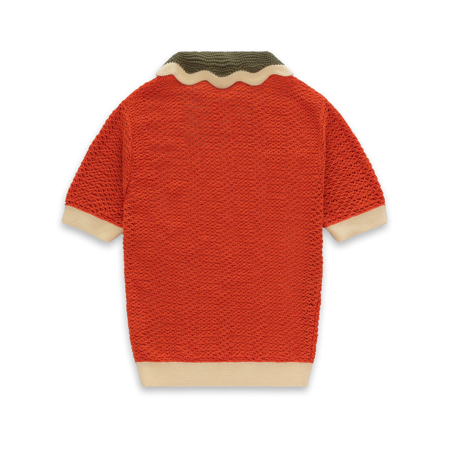 Le polo en maille "Abricot"