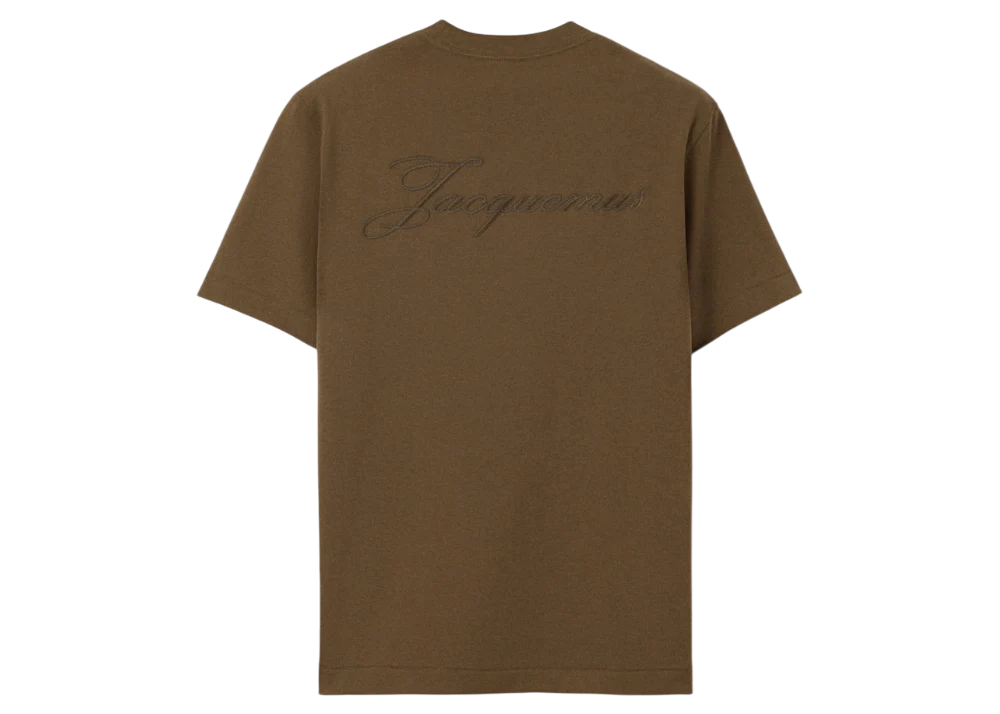 Jacquemus Le T-shirt Logo Khaki