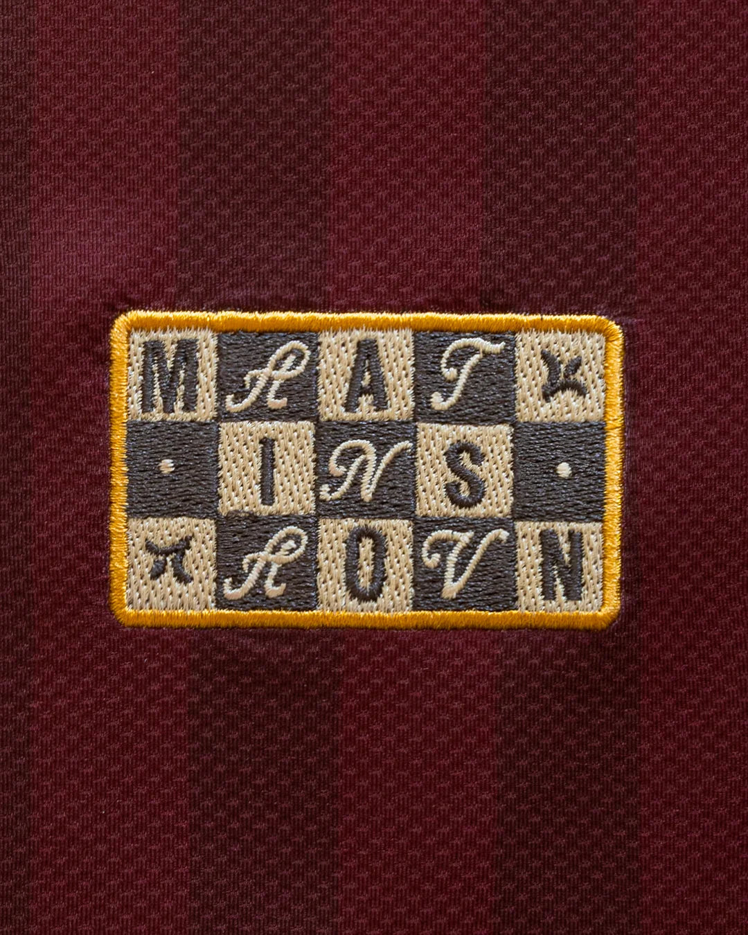 Maison ATNV - Maillot R.C.C cerise noire