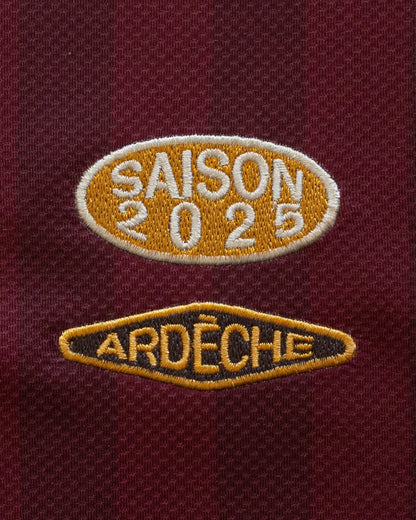 Maison ATNV - Maillot R.C.C cerise noire