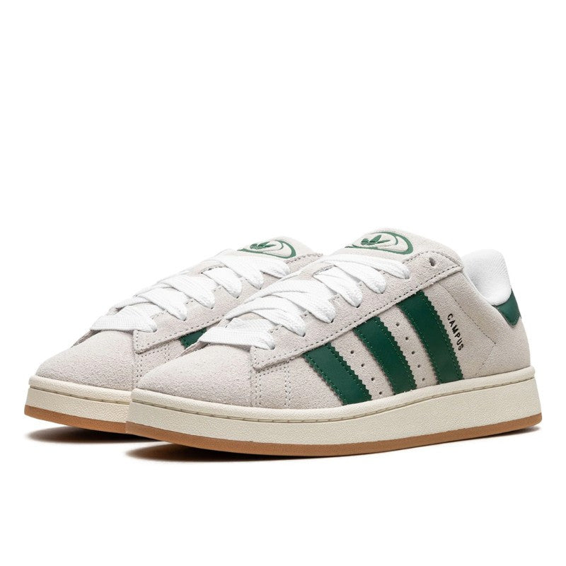 Adidas Campus 00s Crystal White Dark Green - GY0038