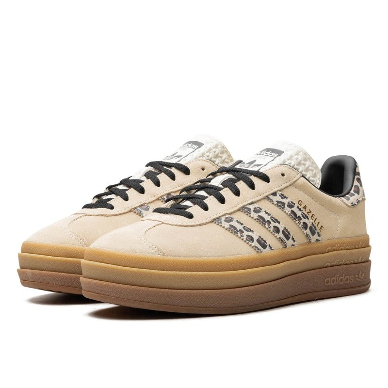 Adidas Gazelle Bold Cream Black Leopard - JI1370