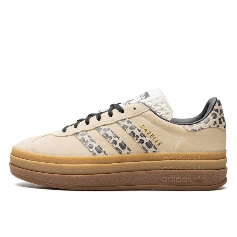 Adidas Gazelle Bold Cream Black Leopard - JI1370