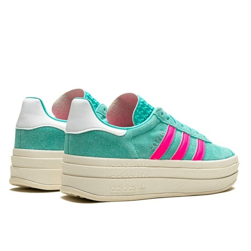 Adidas Gazelle Bold Flash Aqua Lucid Pink - ID7026