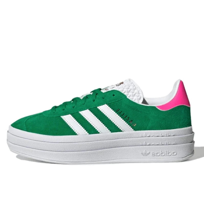 Adidas Gazelle Bold Green Lucid Pink - IG3136