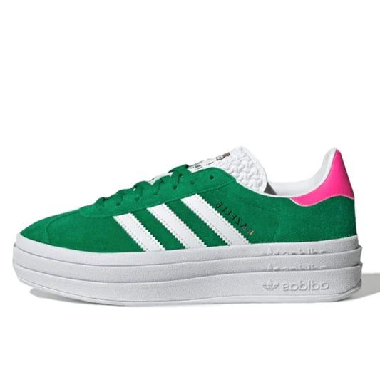 Adidas Gazelle Bold Green Lucid Pink - IG3136