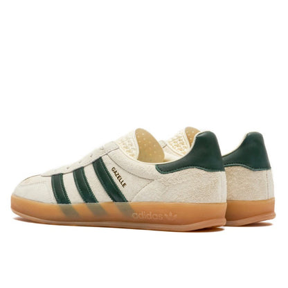 Adidas Gazelle Indoor Cream White Collegiate Green Gum - IH7502