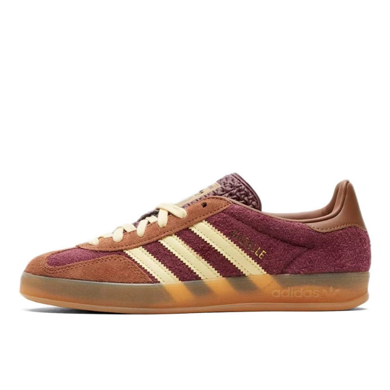Adidas Gazelle Indoor Maroon Almost Yellow - JI0324
