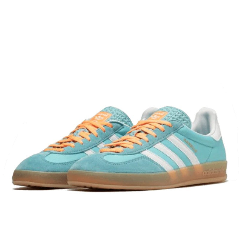 Adidas Gazelle Indoor Preloved Blue White Gum - HQ9017