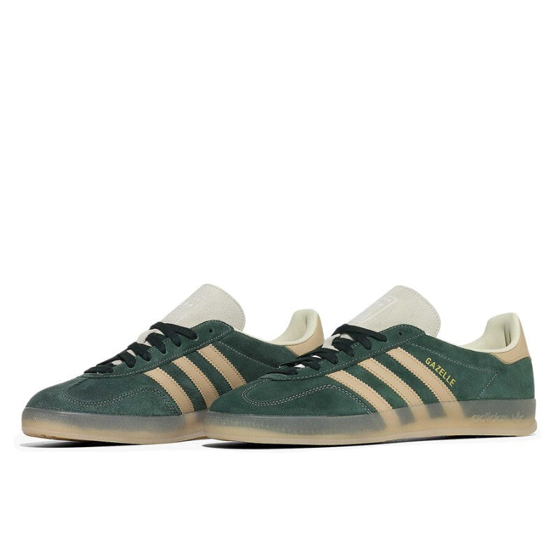 Adidas Gazelle Indoor Shadow Green Warm Sandstone - JH5402