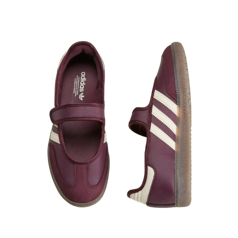 Adidas Samba Jane Maroon Cream White - IH6561