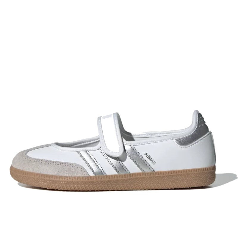 Adidas Samba Jane White Silver Metallic - KJ3785