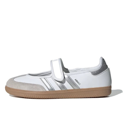 Adidas Samba Jane White Silver Metallic - KJ3785