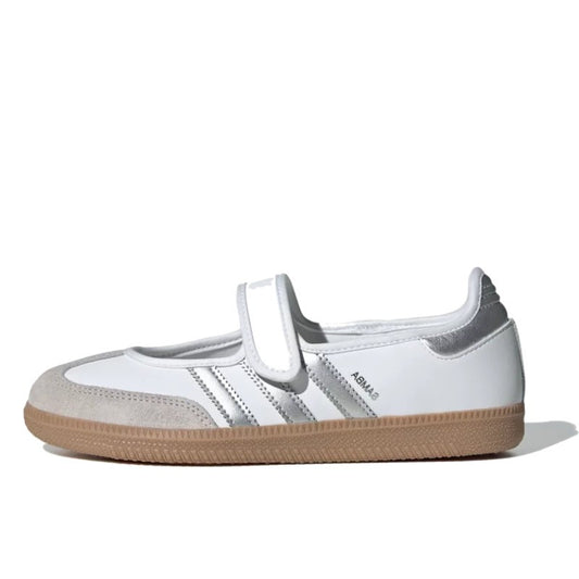 Adidas Samba Jane White Silver Metallic - KJ3785
