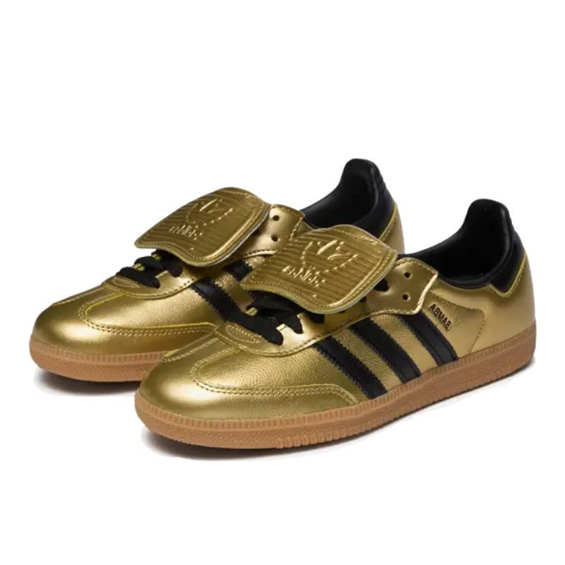 Adidas Samba LT Gold Metallic Black Gum - JH5708