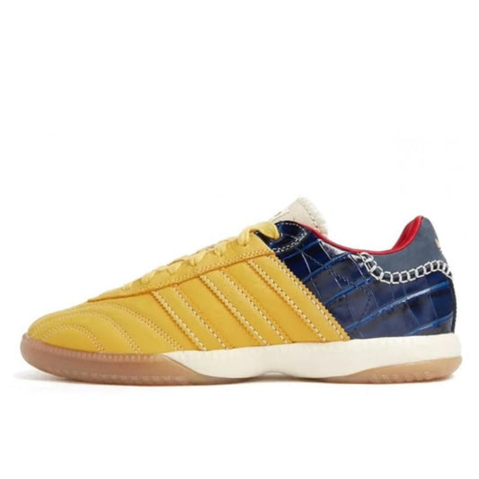 Adidas Samba Millennium Wales Bonner Fade Gold Navy Croc - IH8407