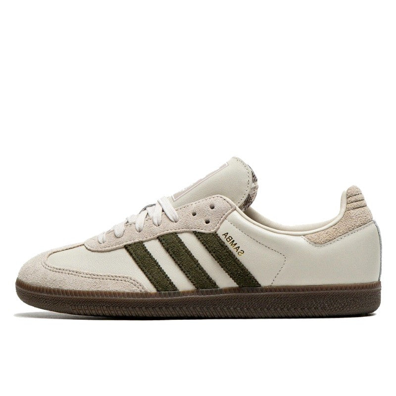 Adidas Samba OG Aluminum Dark Khaki - JR0893