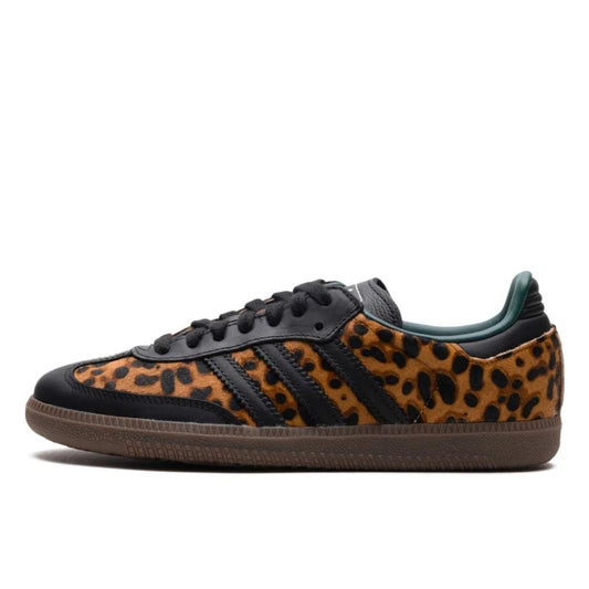 Adidas Samba OG Black Green Leopard - JI2735