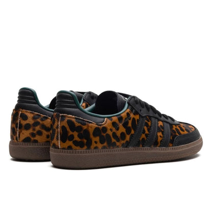 Adidas Samba OG Black Green Leopard - JI2735