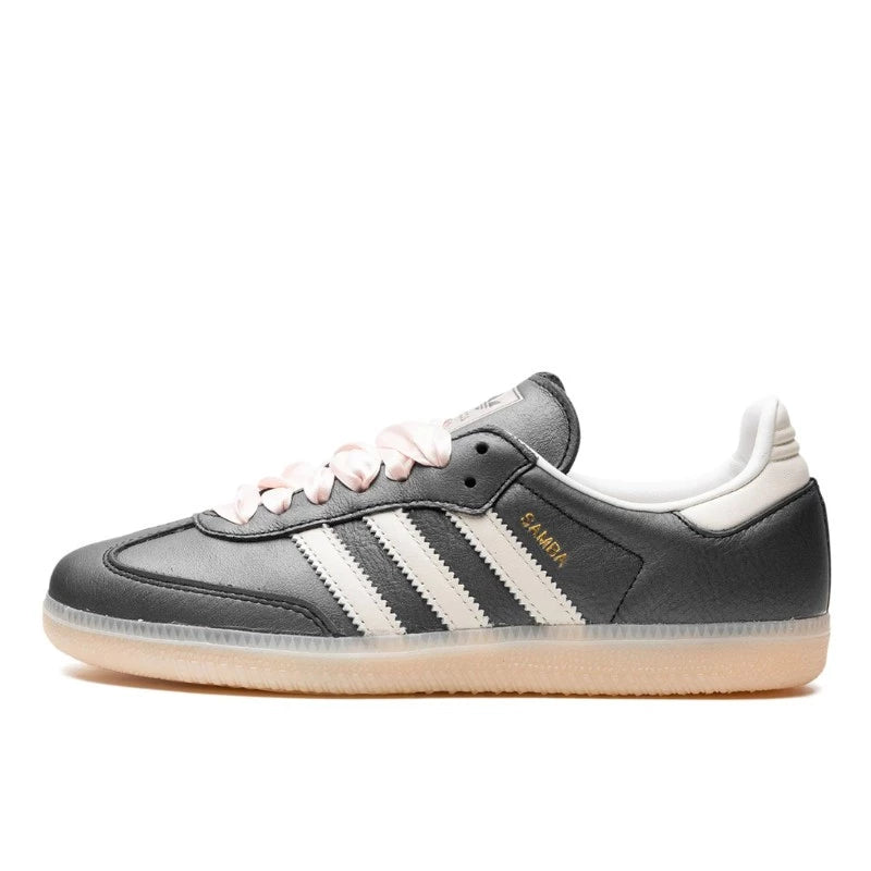 Adidas Samba OG Black Pink Ribbon Laces - IH8047