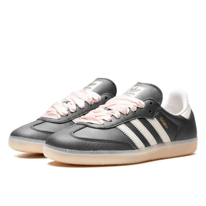 Adidas Samba OG Black Pink Ribbon Laces - IH8047