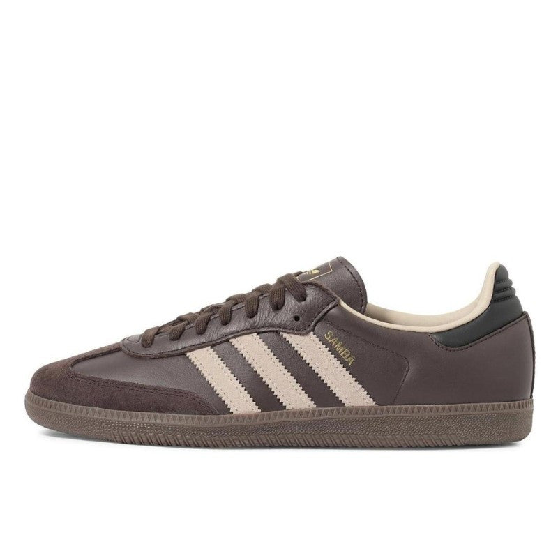 Adidas Samba OG Dark Brown Beige Gum - JI0217