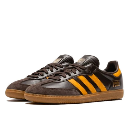Adidas Samba OG Dark Brown Yellow - IG6174