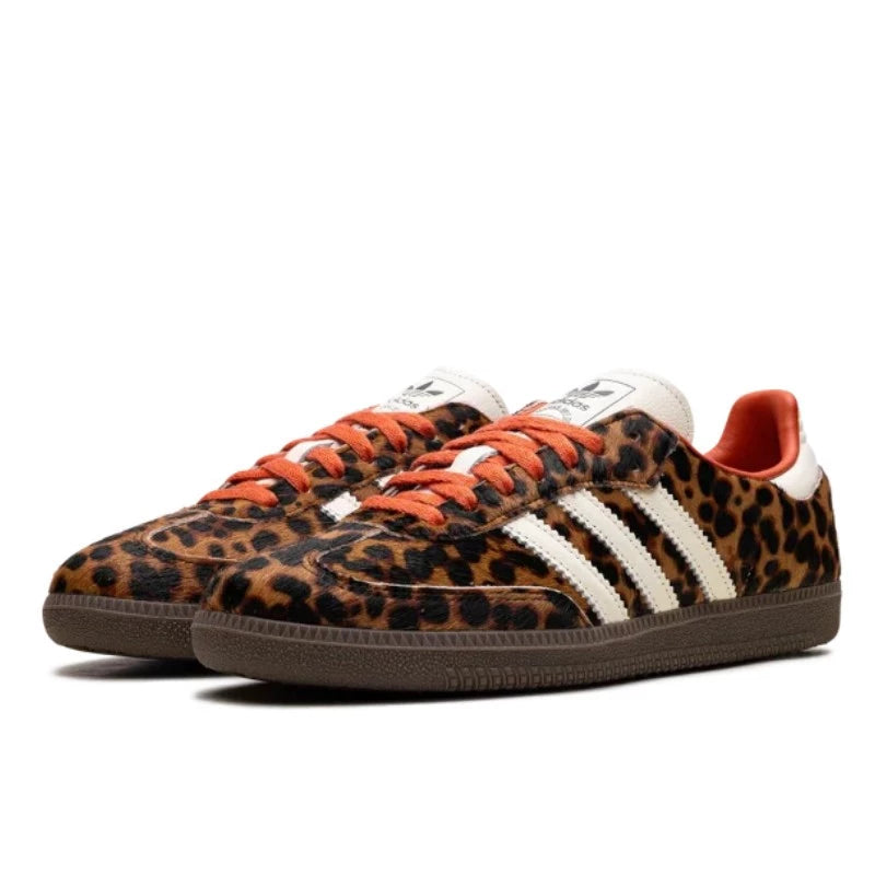 Adidas Samba OG Preloved Red Leopard - JI2734