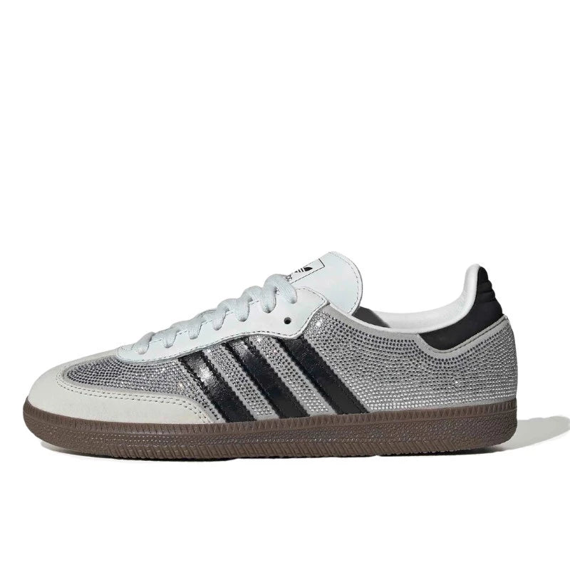 Adidas Samba OG Rhinestone Crystal White Silver - IH9055