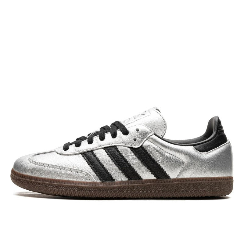 Adidas Samba OG Silver Metallic Black Gum - JI4218
