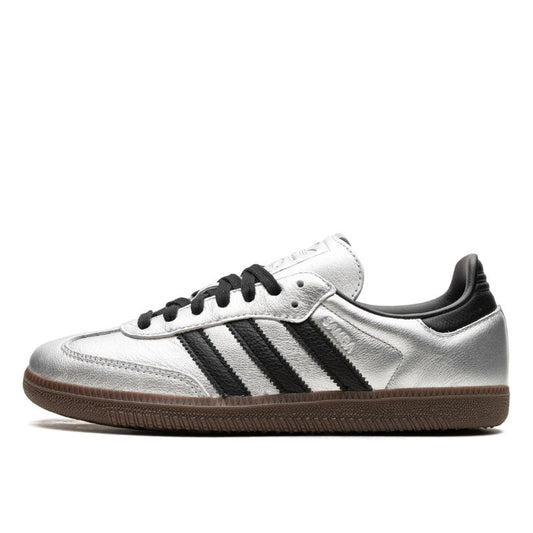 Adidas Samba OG Silver Metallic Black Gum - JI4218