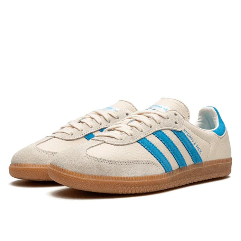 Adidas Samba OG Sporty & Rich Beige Blue - IE7096