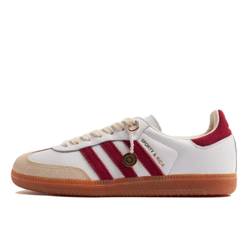 Adidas Samba OG Sporty & Rich White Core Burgundy - IF5660