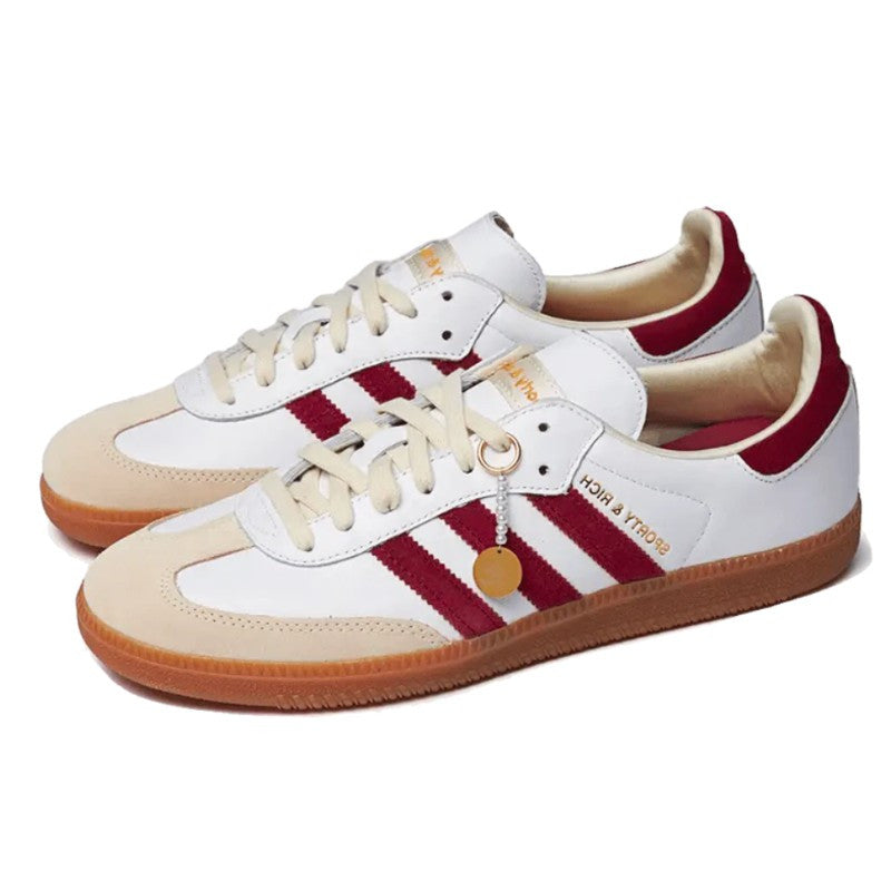 Adidas Samba OG Sporty & Rich White Core Burgundy - IF5660