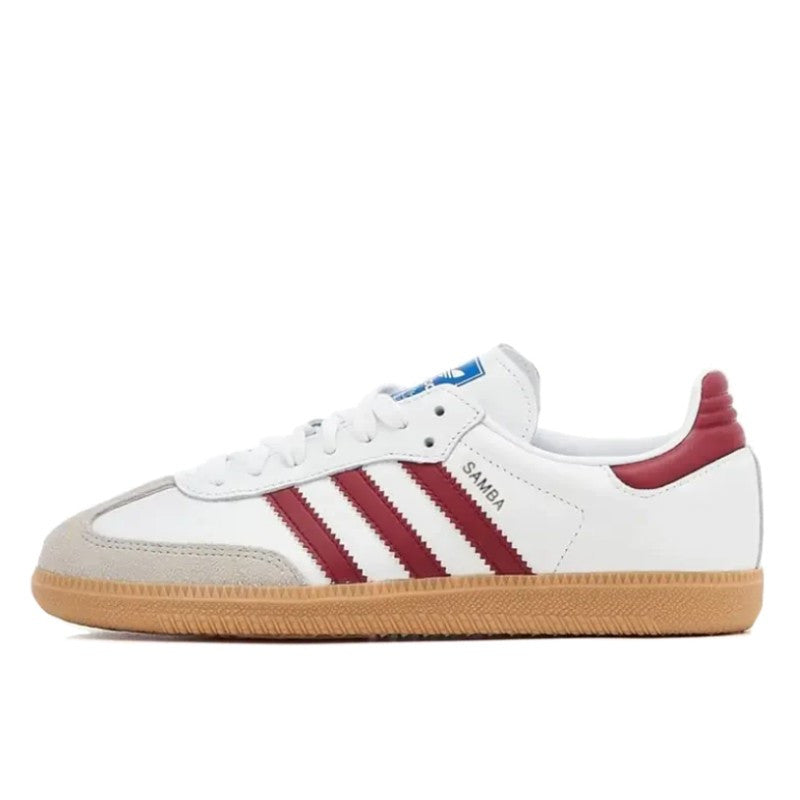 Adidas Samba OG White Burgundy Gum - IF3813