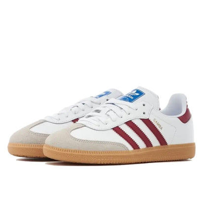 Adidas Samba OG White Burgundy Gum - IF3813