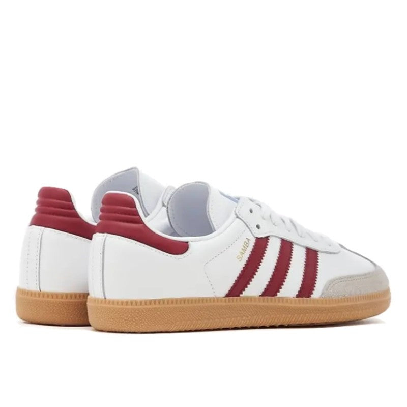 Adidas Samba OG White Burgundy Gum - IF3813