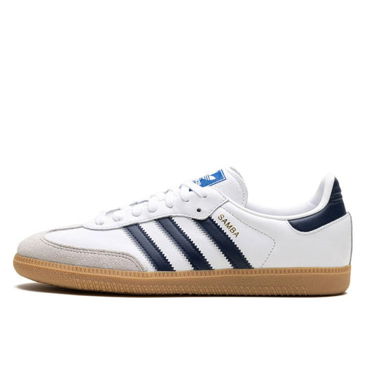Adidas Samba OG Cloud White Night Indigo Gum - IF3814