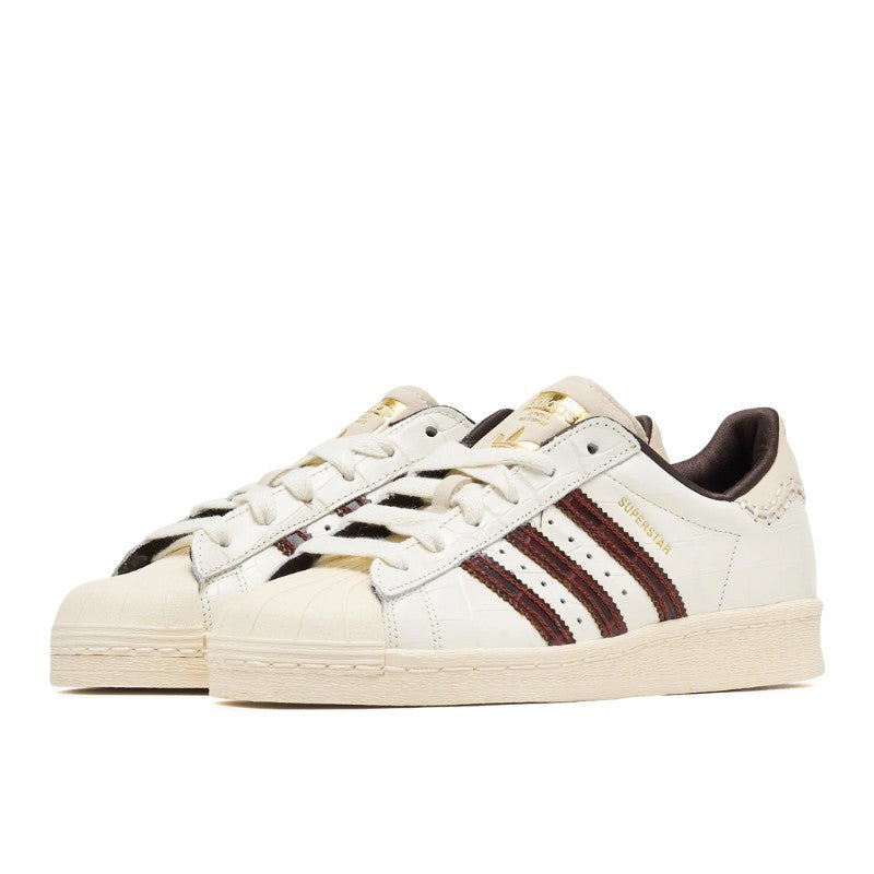 Adidas Superstar Wales Bonner White Brown Croc - KH8797