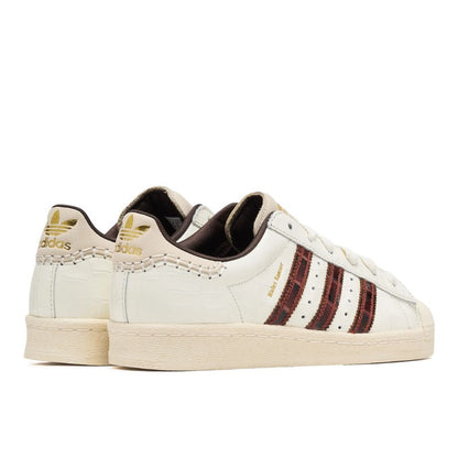 Adidas Superstar Wales Bonner White Brown Croc - KH8797