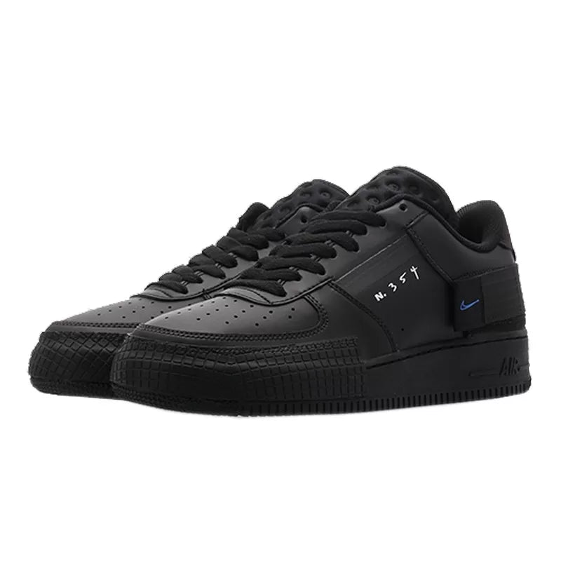 Nike Air Force 1 Low Drop Type Triple Black - AT7859-001
