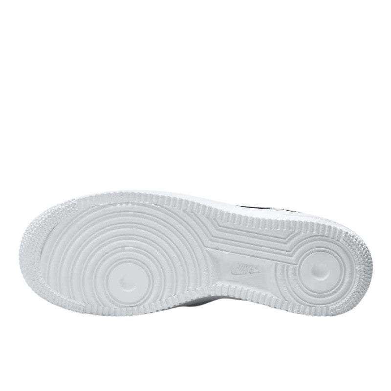 Nike Air Force 1 Low '07 Essential White Black Gold Mini Swoosh - CZ0270-102