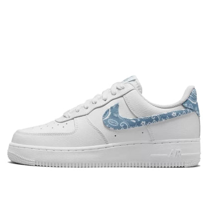 Nike Air Force 1 Low '07 Essential White Worn Blue Paisley - DH4406-100