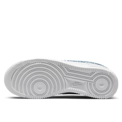 Nike Air Force 1 Low '07 Essential White Worn Blue Paisley - DH4406-100