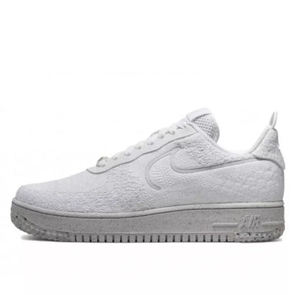 Nike Air Force 1 Low Crater Flyknit White Platinum Tint - DM0590-100