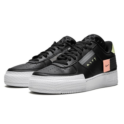 Nike Air Force 1 Low Drop Type Black - CI0054-001