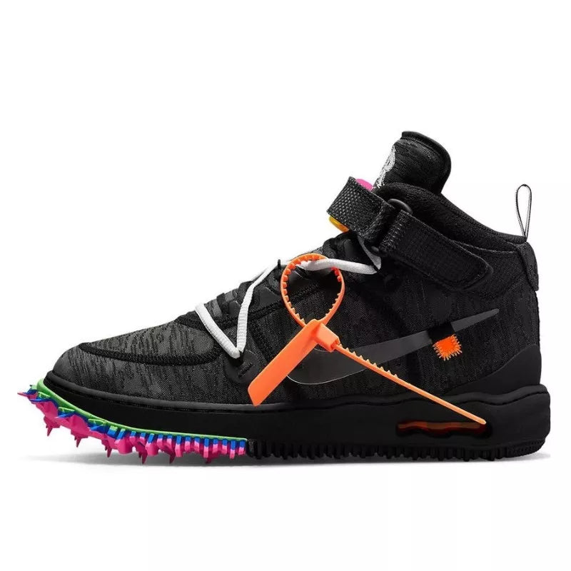 Nike Air Force 1 Mid Off-White Clear Black - DO6290-001